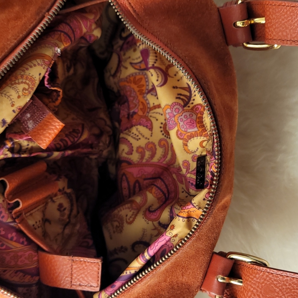MAX coral genuine seude purse. - Picture 7 of 10